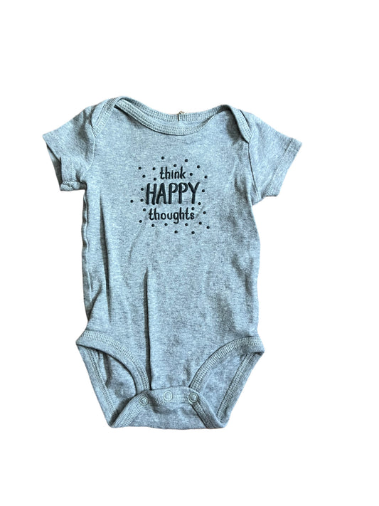 Gray onesie, 3-6 months